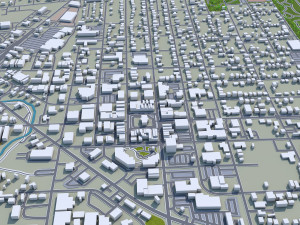 murfreesboro city tennessee usa 30km Modello 3D