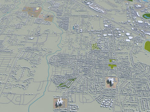 murfreesboro city tennessee usa 30km Modello 3D