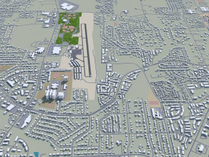 murfreesboro city tennessee usa 30km Modello 3D