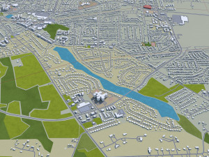 murfreesboro city tennessee usa 30km Modello 3D