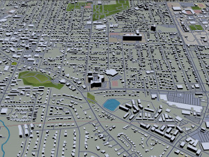murfreesboro city tennessee usa 30km Modello 3D