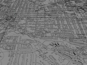 murfreesboro city tennessee usa 30km Modello 3D