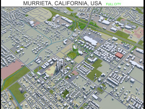 murrieta city california usa 20km 3D 모델