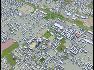 murrieta city california usa 20km 3D Model