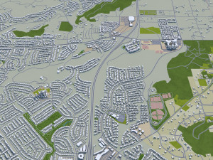 murrieta city california usa 20km 3D Model