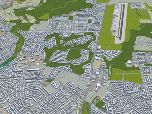 murrieta city california usa 20km 3D Model