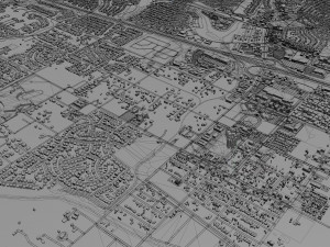 murrieta city california usa 20km 3D Model