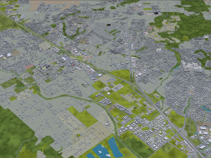murrieta city california usa 20km 3D Model