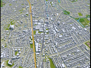 naarden bussum city netherlands 20km 3D Model