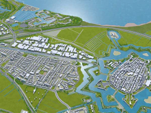 naarden bussum city netherlands 20km 3D Model