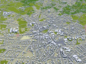naarden bussum city netherlands 20km 3D Model