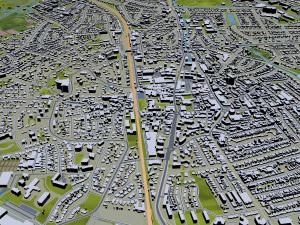 naarden bussum city netherlands 20km 3D Model