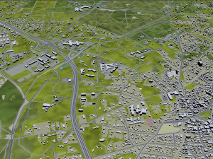 naarden bussum city netherlands 20km 3D Model