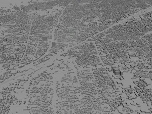 nagano city japan 40km Modèle 3D