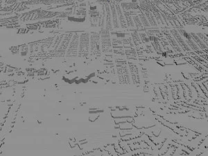 naperville city illinois usa 30km 3D Model