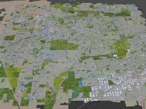 naperville city illinois usa 30km 3D Model