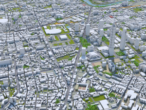 new taipei city taiwan 80 km Model 3D