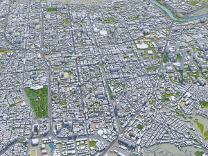 new taipei city taiwan 80 km Model 3D