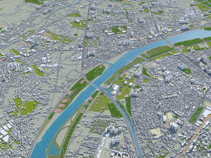 new taipei city taiwan 80 km Model 3D