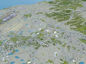 new taipei city taiwan 80 km 3D Model