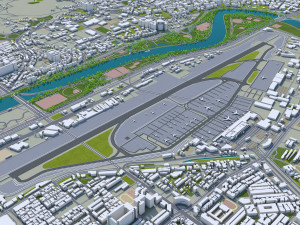 new taipei city taiwan 80 km Model 3D