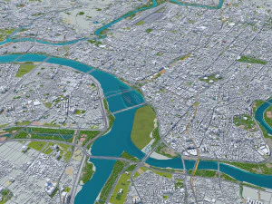new taipei city taiwan 80 km 3D Model