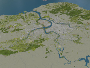 new taipei city taiwan 80 km Model 3D