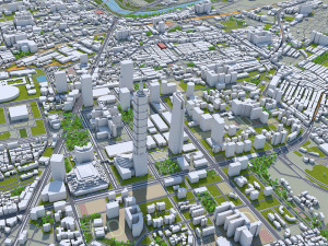 new taipei city taiwan 80 km Model 3D