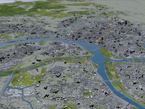 new taipei city taiwan 80 km Model 3D