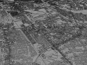 newport news city virginia usa 40km 3D Model