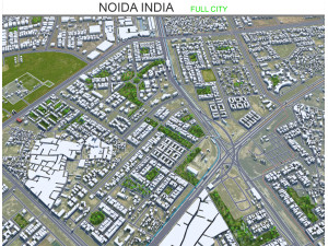 Noida city india 35km Modelo 3D