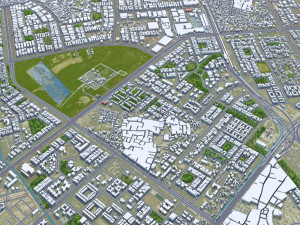 Noida city india 35km 3D Model
