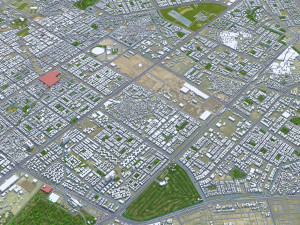 Noida city india 35km 3D Model