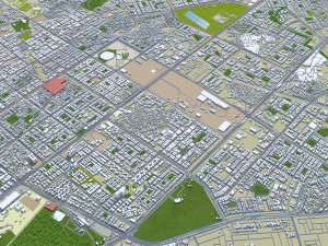 Noida city india 35km 3D Model