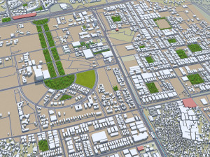 Noida city india 35km 3D Model