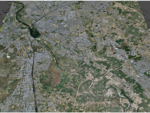Noida city india 35km 3D Model