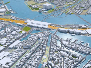 north holland city netherlands 150km 3D Model