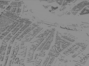 north holland city netherlands 150km 3D Model