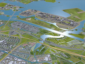 north holland city netherlands 150km 3D Model