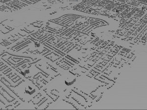 oakville city ontario canada 25km Modèle 3D