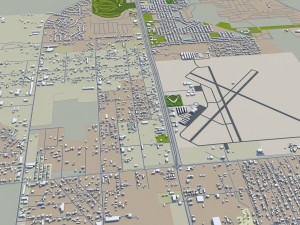 odessa city texas usa 30km Modelo 3D