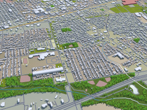 odessa city texas usa 30km Modelo 3D