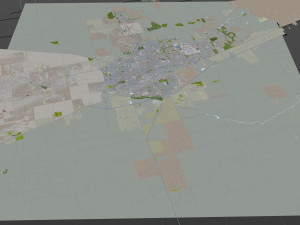 odessa city texas usa 30km Modelo 3D