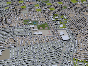 odessa city texas usa 30km Modelo 3D