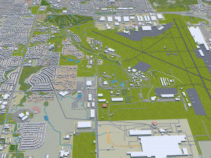 oklahoma city oklahoma usa 80km 3D मॉडल