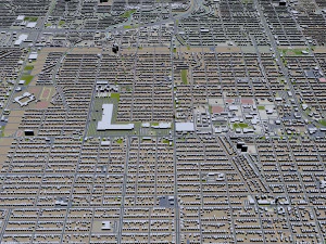 oklahoma city oklahoma usa 80km 3D Model