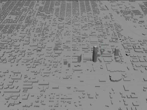 oklahoma city oklahoma usa 80km 3D Model
