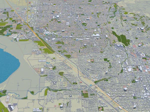 orem city utah usa 20km 3D Model