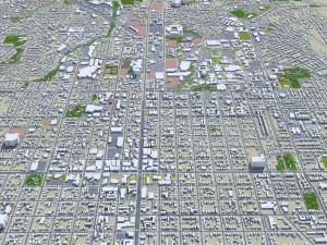 orem city utah usa 20km 3D Model