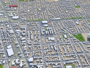 orem city utah usa 20km Modelo 3D